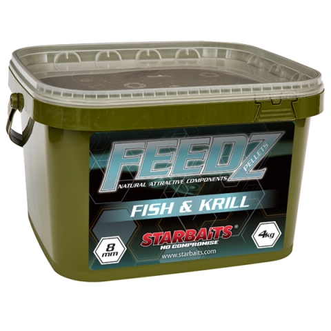 Pelety Starbaits Feedz Fish & Krill Mix 2kg - ryba a krill 8mm